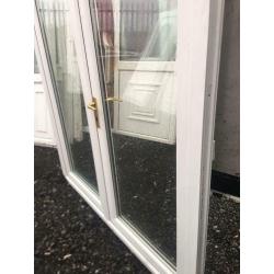 UPVC french patio doors man cave hot tub room summerhouse home gym / office 1740x2020