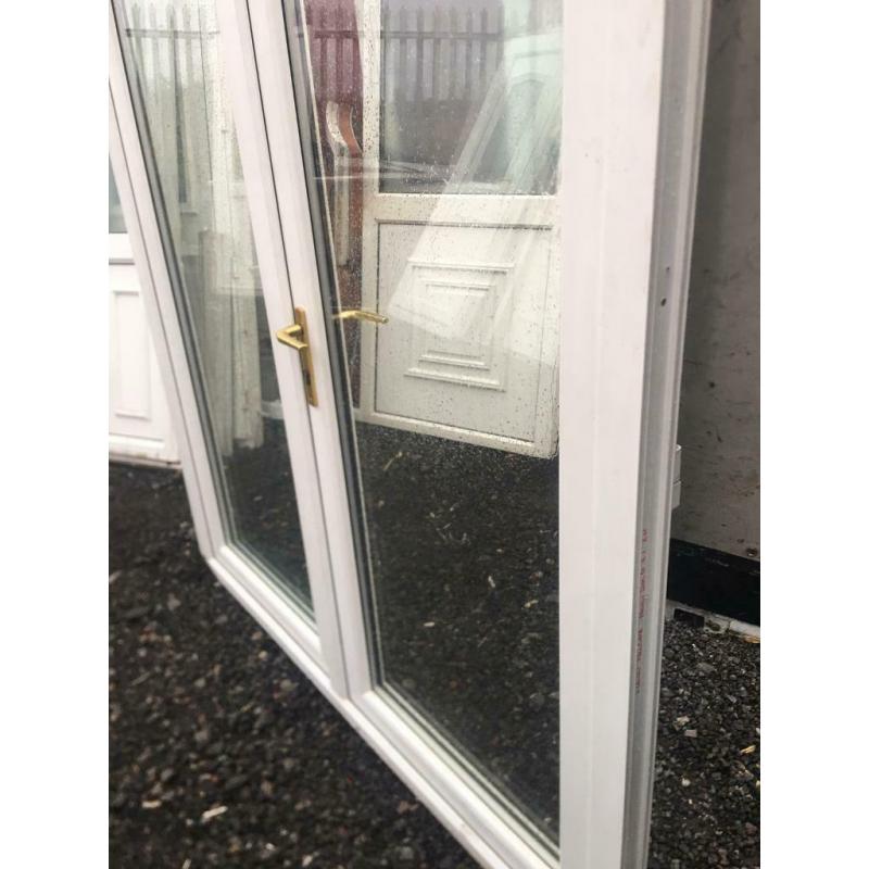 UPVC french patio doors man cave hot tub room summerhouse home gym / office 1740x2020