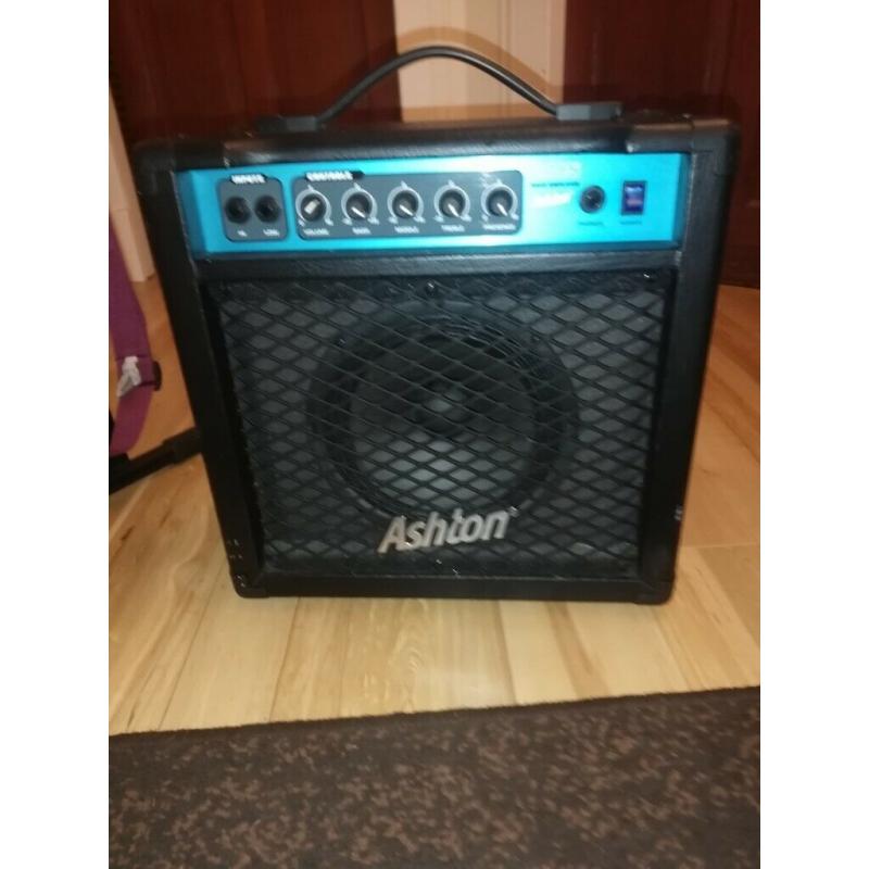 Bass Guitar - Left handed Bass Guitar and AMP