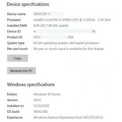 HP 15-ay052nr laptop - excellent condition