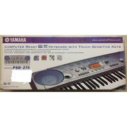 Yamaha PSR 275 (PSR-275) Keyoard with AC Adaptor, document stand and user manual-Excellent Condition
