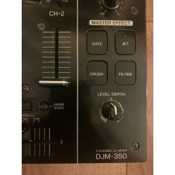 Pioneer DJM 350 DJM-350 DJM350 2 channel professional DJ mixer Usb compatible record your mixes