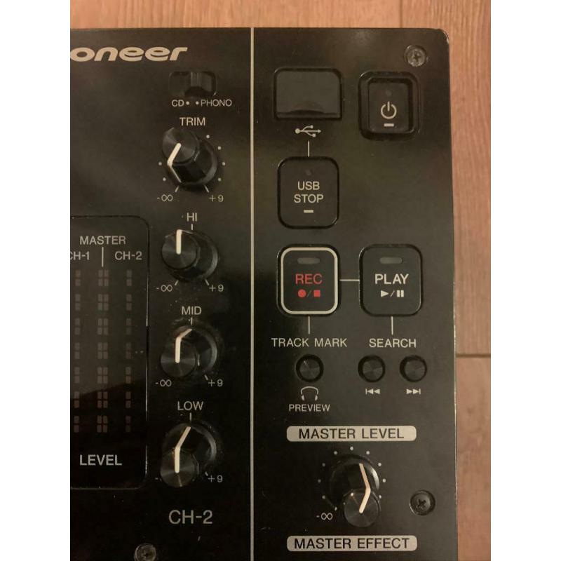 Pioneer DJM 350 DJM-350 DJM350 2 channel professional DJ mixer Usb compatible record your mixes