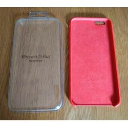 Apple Genuine iPhone 6 Plus / 6 S Plus Red Silicon Case As New Condition