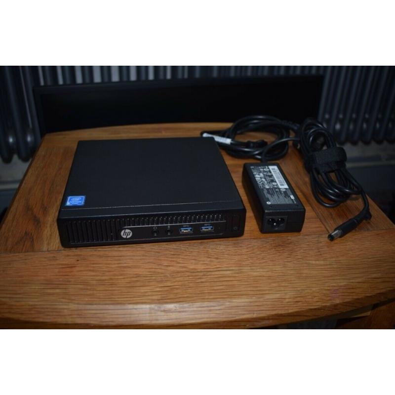 HP Prodesk 260 G2 DM Mini PC Intel Pentium 2.1GHz 8GB RAM 120 SSD