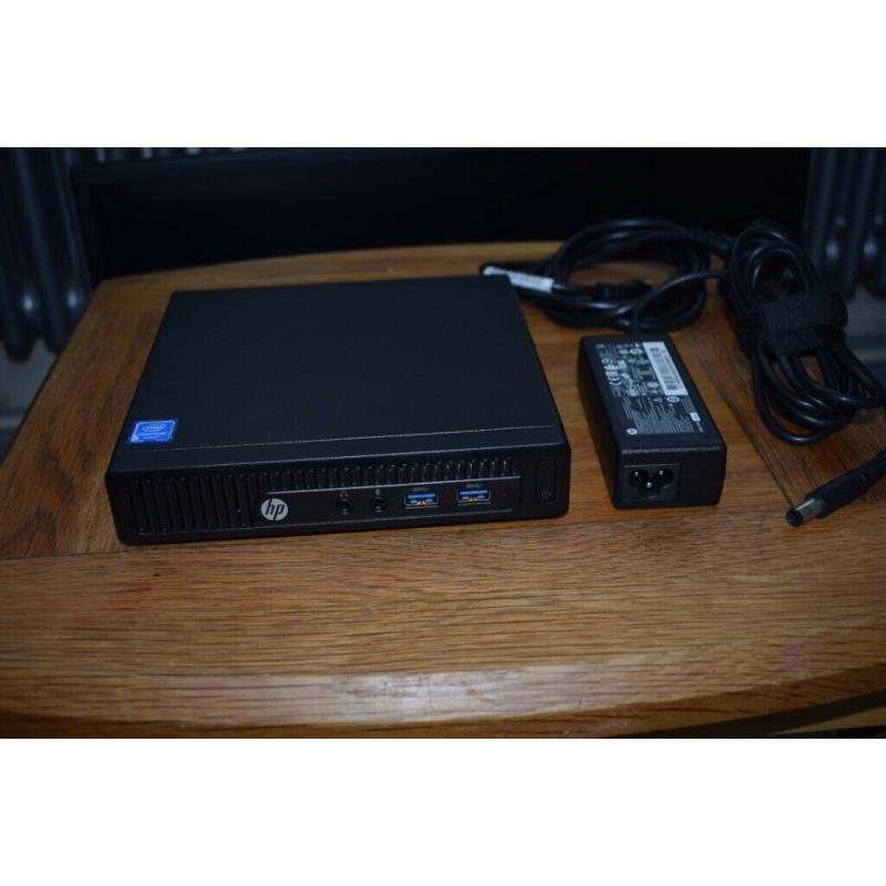 HP Prodesk 260 G2 DM Mini PC Intel Pentium 2.1GHz 8GB RAM 120 SSD