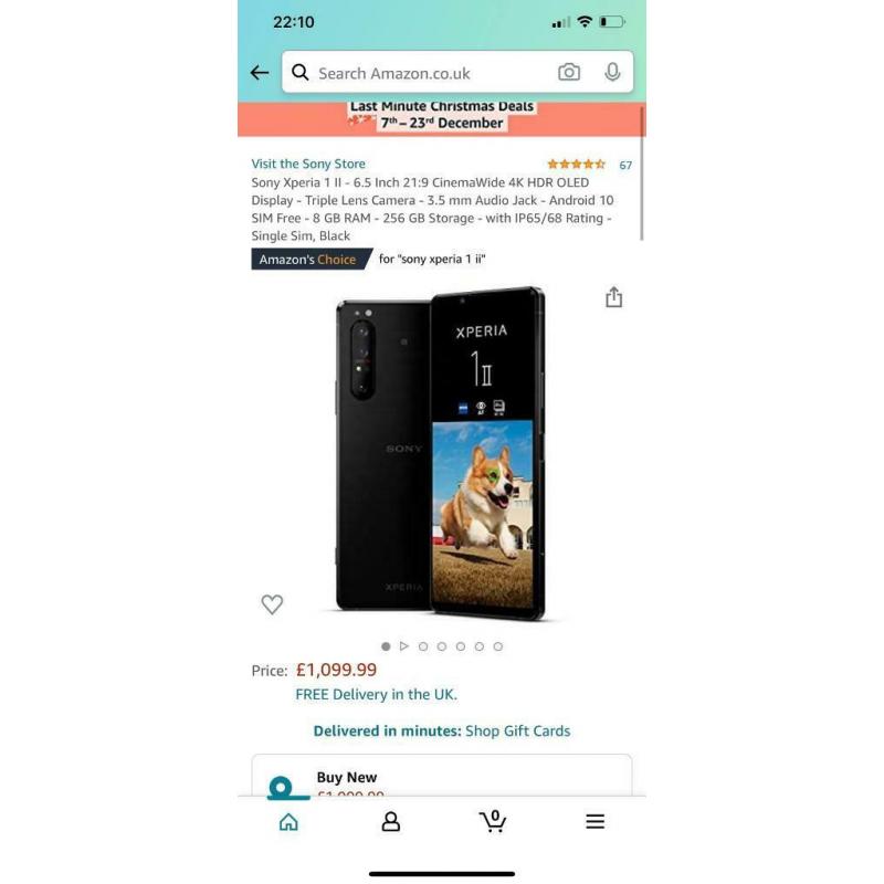Sony Xperia 1 ii brand new sealed