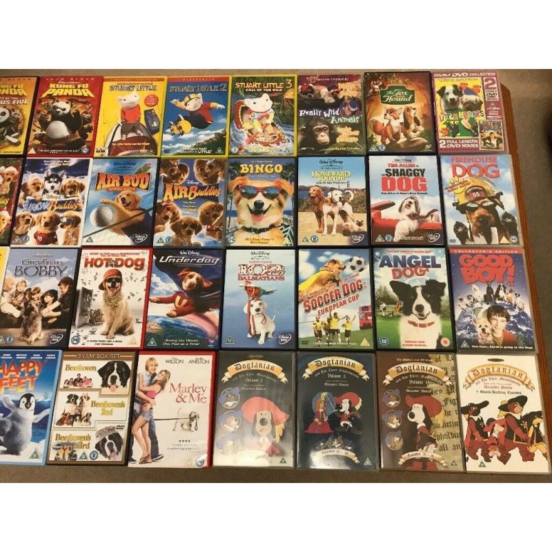 Children's Assorted Animal DVD Films