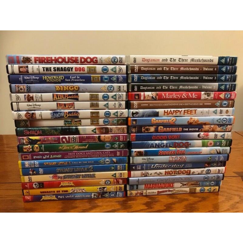 Children's Assorted Animal DVD Films