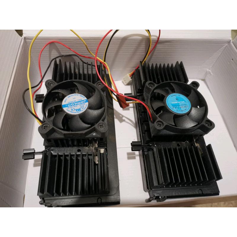 2x Intel Pentium II Slot 1 350MHz MATCH PAIR