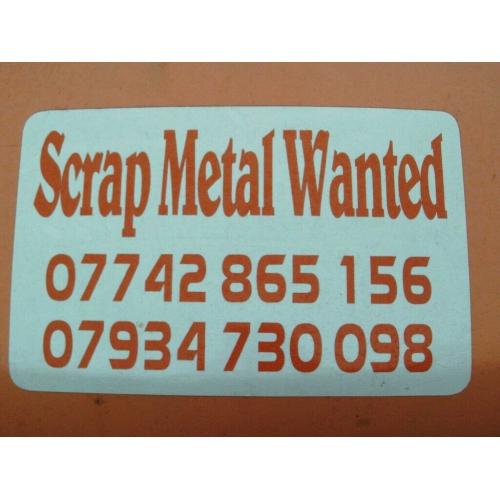 BUILDERS PLUMBERS SCRAP METAL WANTED CLEARANCE HUNTINGDON RAMSEY ST IVES CHATTERIS SOMERSHAM ELY