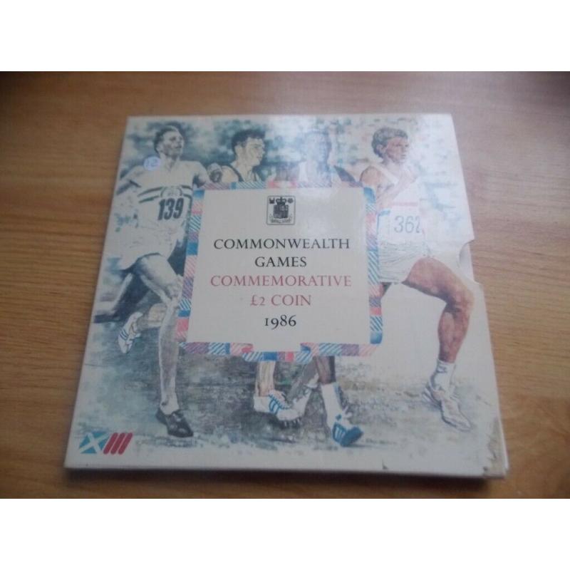 1986 commonwealth Games Commemorative ?2 coin two pound