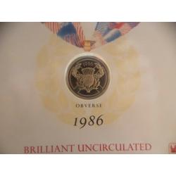 1986 commonwealth Games Commemorative ?2 coin two pound