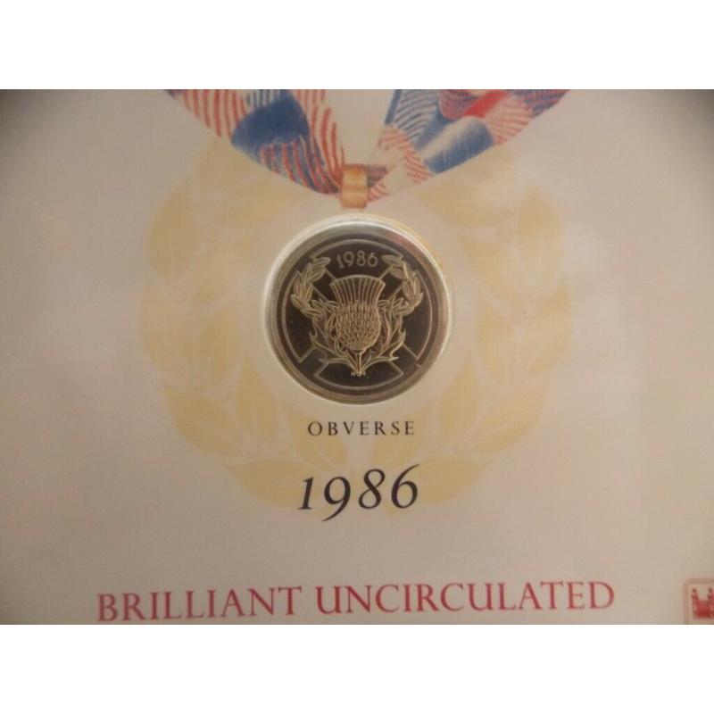1986 commonwealth Games Commemorative ?2 coin two pound