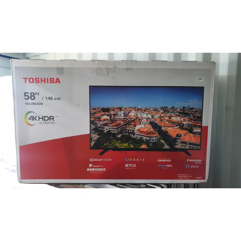 TV 58INCH BRAND NEW SMART 4K ULTRA HD HDR