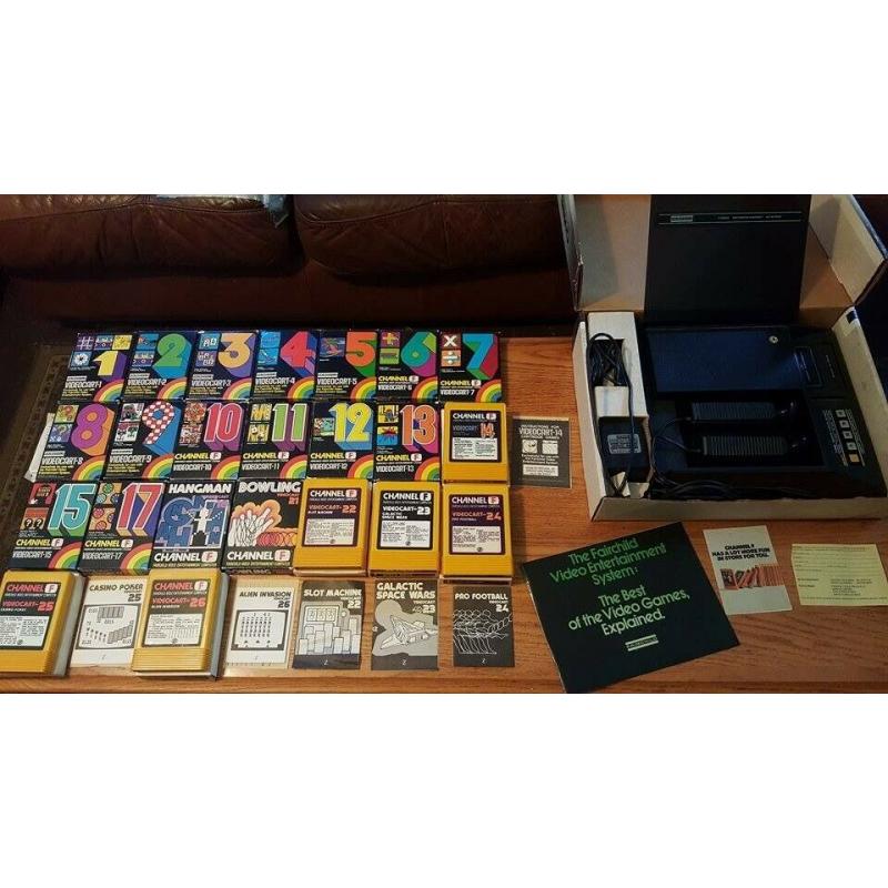 FAIRCHILD CHANNEL F - I am looking to buy any retro gaming consoles, accessories & games.