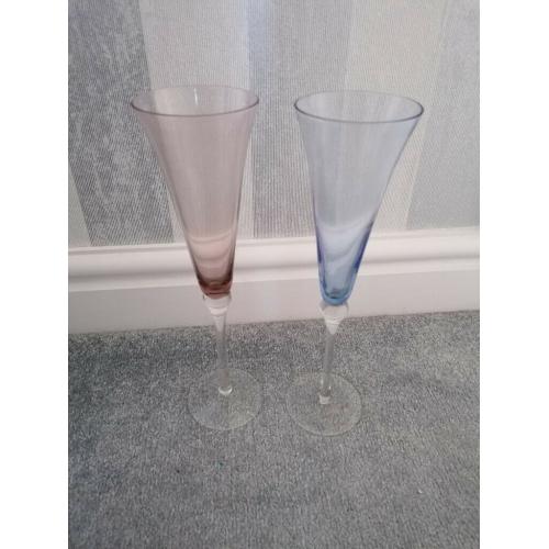 Flute glasses