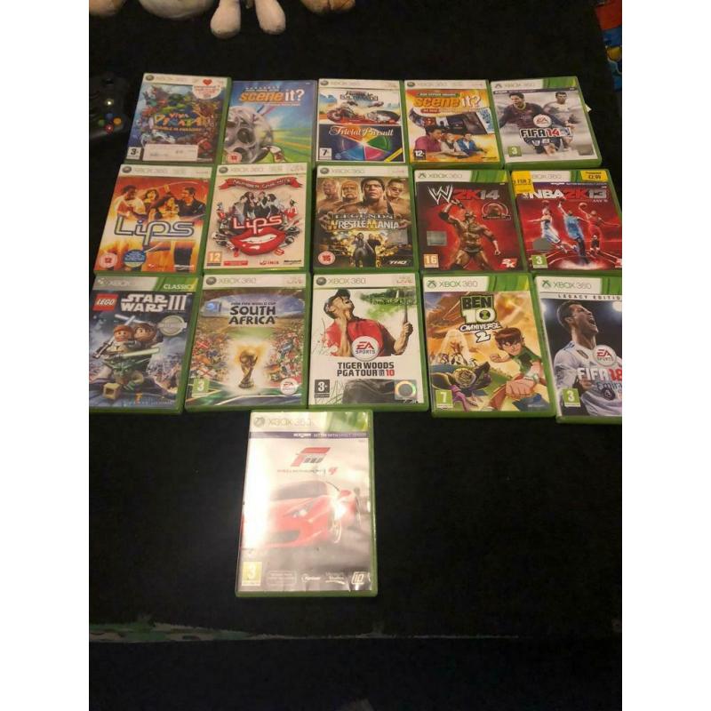XBox 360 S Console, accessories and games