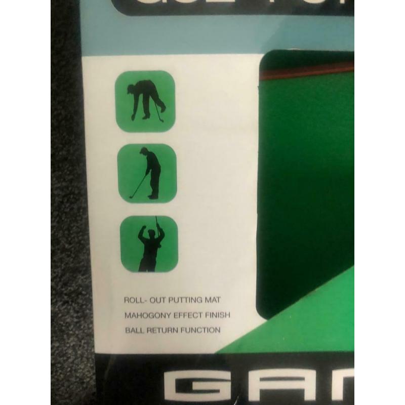 New boxed Golf putting practice