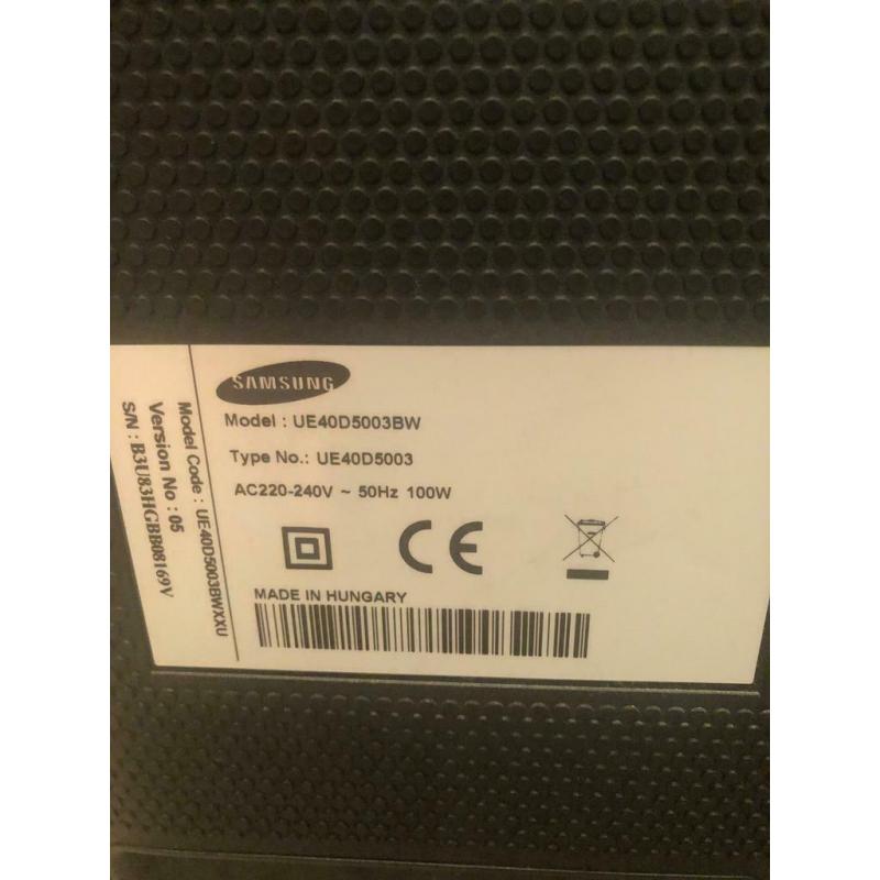 Samsung 40? LED HD TV