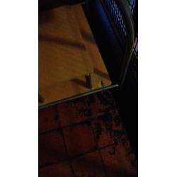A free desk, smallish and good for a laptop as well, good condition