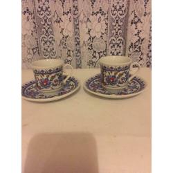 Turkish teacup twin set