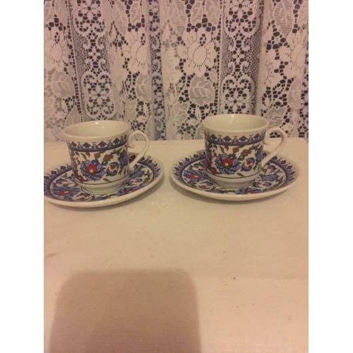 Turkish teacup twin set