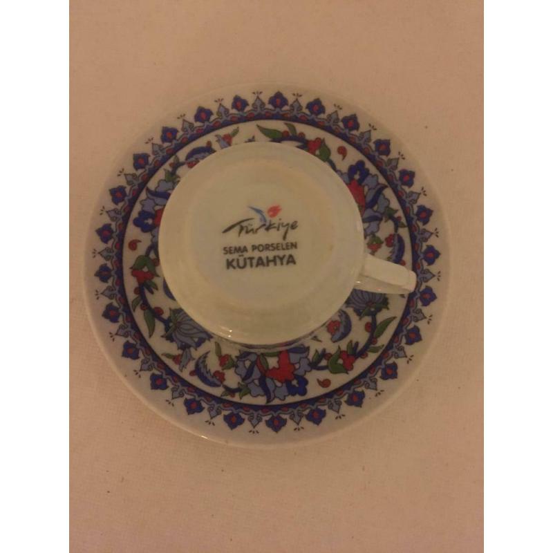 Turkish teacup twin set
