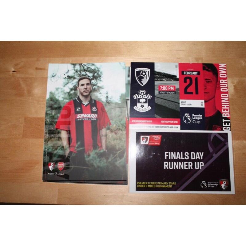 AFC Bournemouth V Arsenal Matchday Programme Issue 10 26/12/19