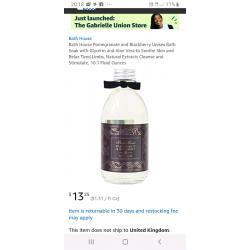 BNWT Bath House Pomegranate bath soak