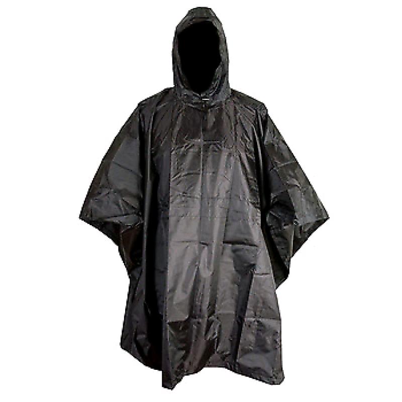 Black army poncho