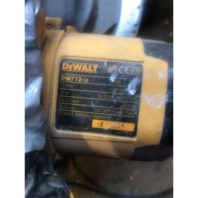 Dewalt chop saw & stand