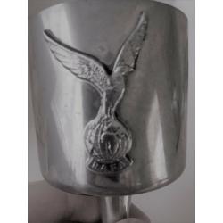 RAFA English pewter wine goblet