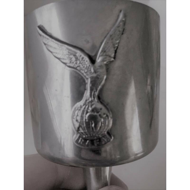 RAFA English pewter wine goblet