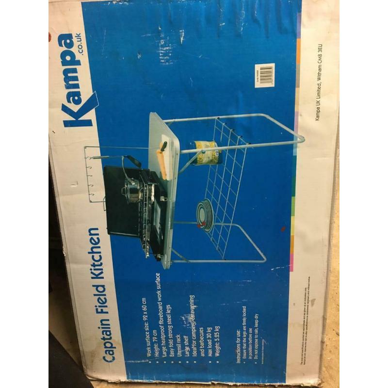 Camping kitchen table
