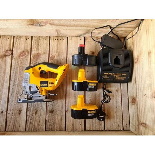 **SOLD** DeWalt 18v Jigsaw with. 3 batteries and a charging unit