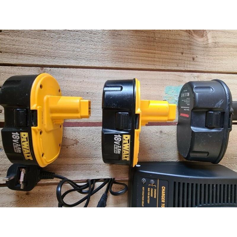 **SOLD** DeWalt 18v Jigsaw with. 3 batteries and a charging unit