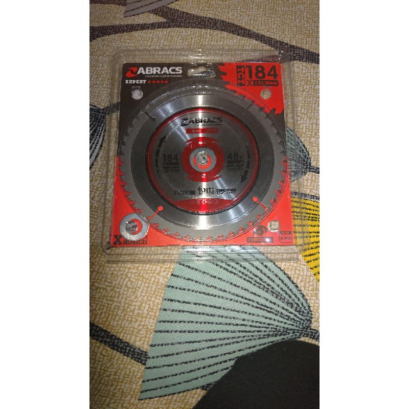 ABRACS TCT18448 CIRCULAR SAW BLADE 184MM X 30MM X 48T