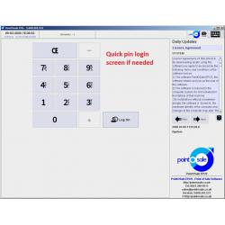 Epos till system with fully licensed software fast food delivery pizza chicken etc
