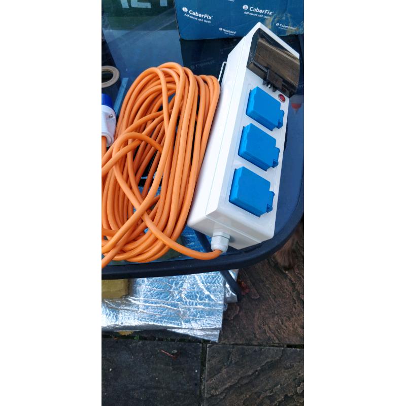 Camping extension lead