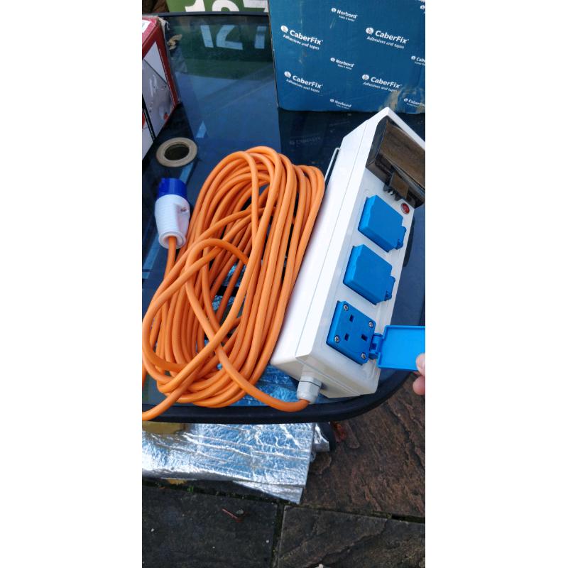 Camping extension lead