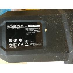 MAC Allister Electric Chain Saw