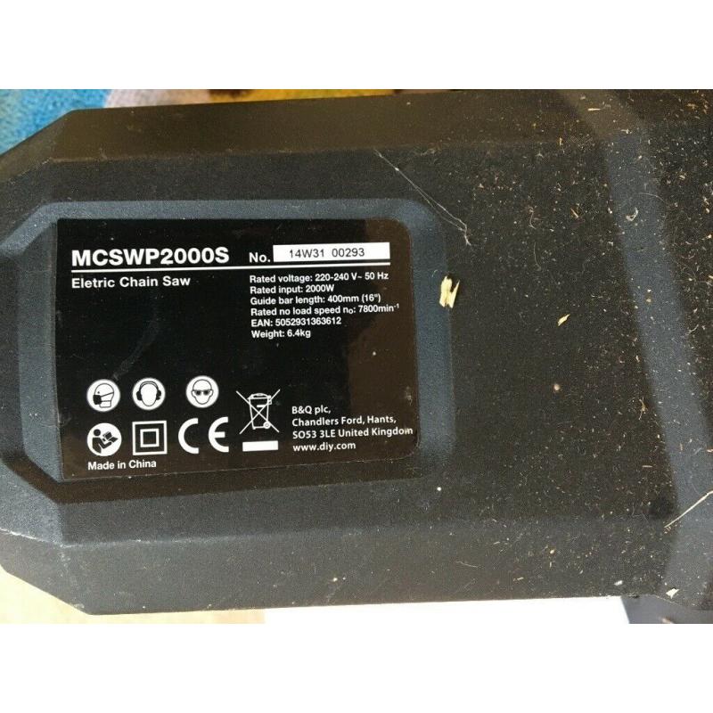 MAC Allister Electric Chain Saw