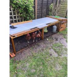 Chicken Coop run 8ft 5 hens