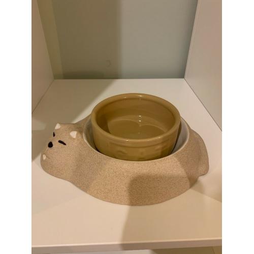Gorgeous Mason Cash Ceramic Cat Bowl set