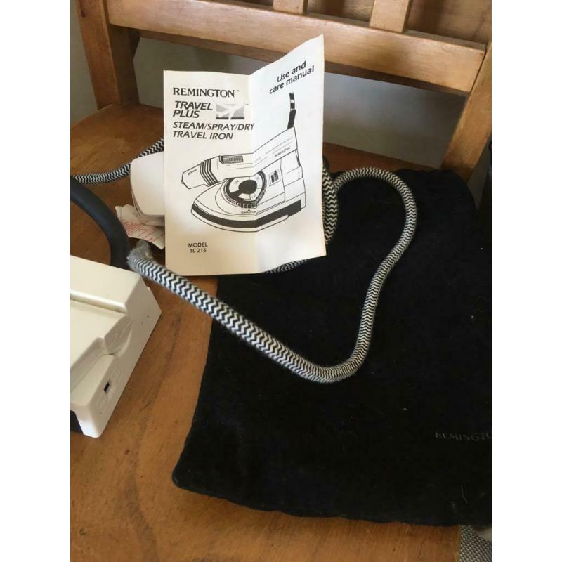 Remington Travel Plus Steam/Spray/Dry Fildin Iron