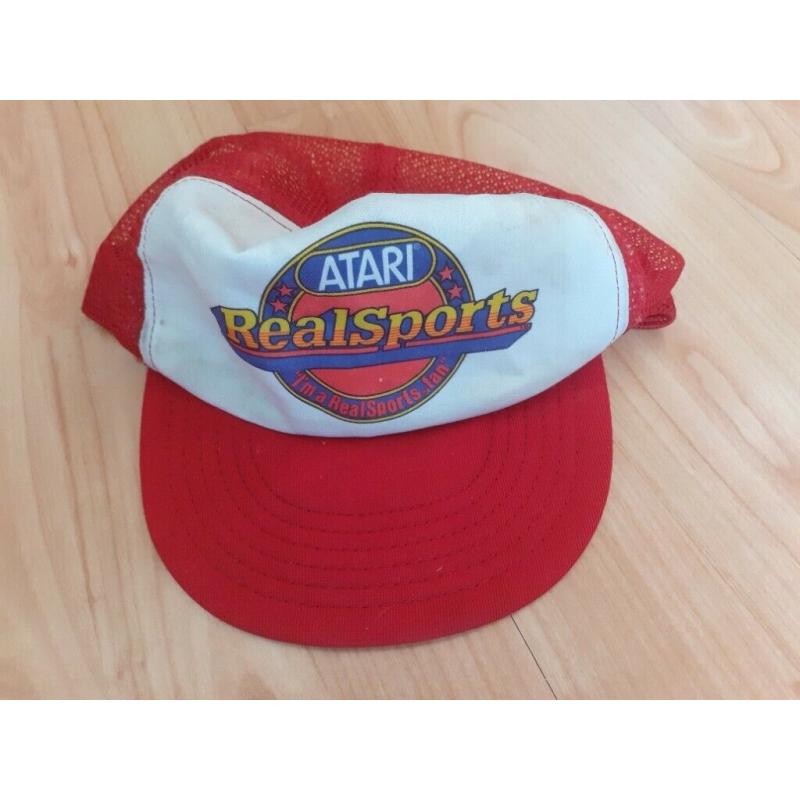 Atari real sport baseball cap 80s vintage