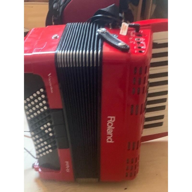 Roland FR1X piano accordion with case