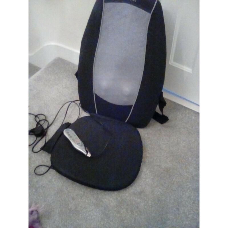 Homemedics back and shoulder Shiatsu heated massage seat