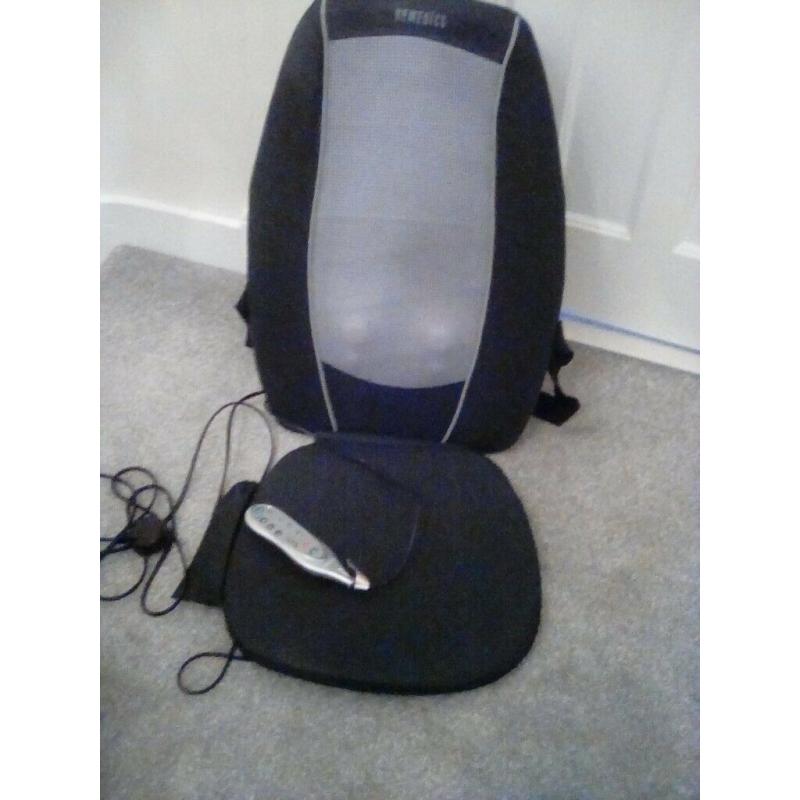 Homemedics back and shoulder Shiatsu heated massage seat